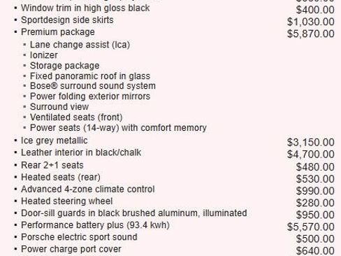 Used 2023 Porsche Taycan 4S w/ Premium Package image 3
