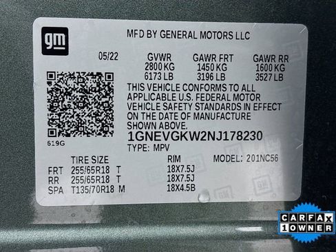 Used 2022 Chevrolet Traverse LT image 32