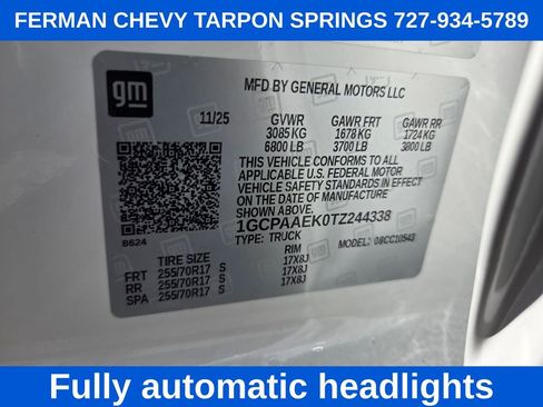 New 2026 Chevrolet Silverado 1500 W/T w/ Trailering Package RWD image 22