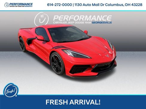 Used 2023 Chevrolet Corvette Stingray Premium Cpe w/ Chrome Exterior Badge Package RWD image 1