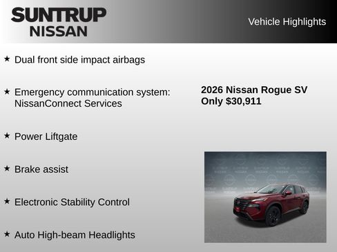 Used 2026 Nissan Rogue SV w/ Cold Weather Package AWD/4WD image 31