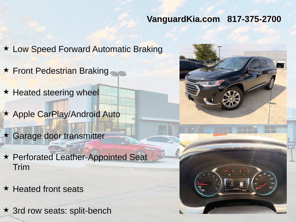Used 2018 Chevrolet Traverse Premier w/ Driver Confidence II Package FWD image 17