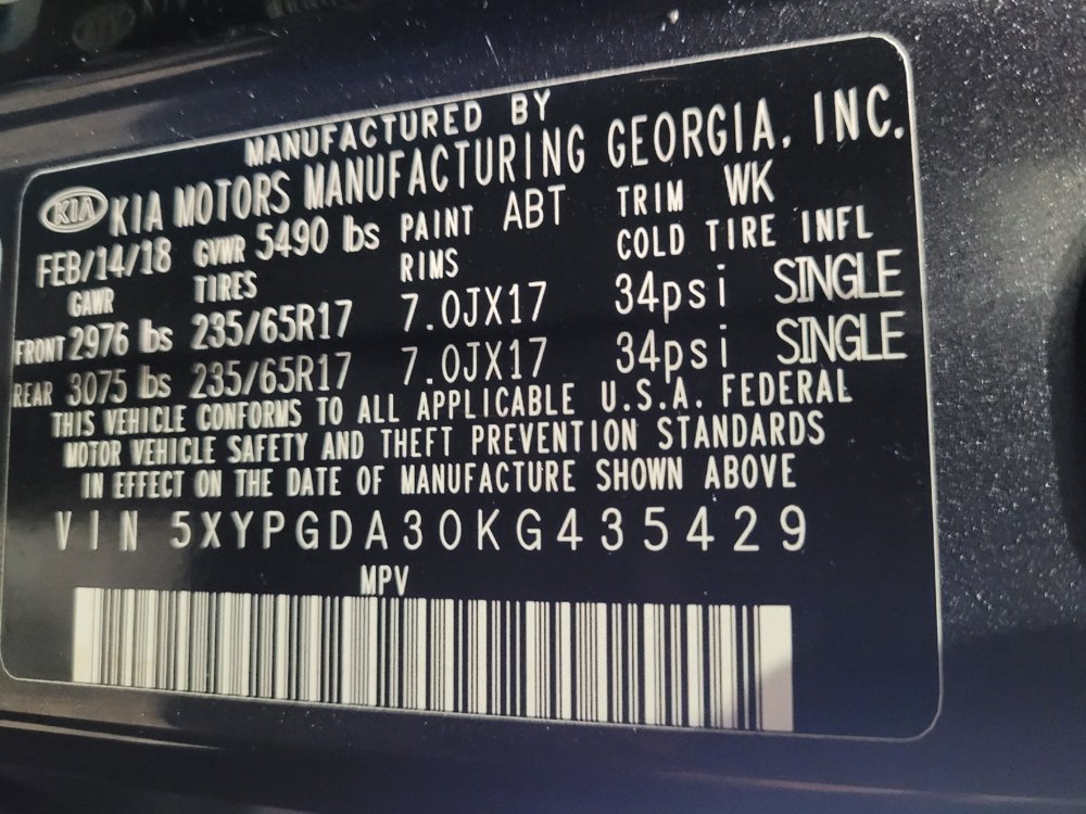 Used 2019 Kia Sorento AWD w/ LX Convenience Package image 33