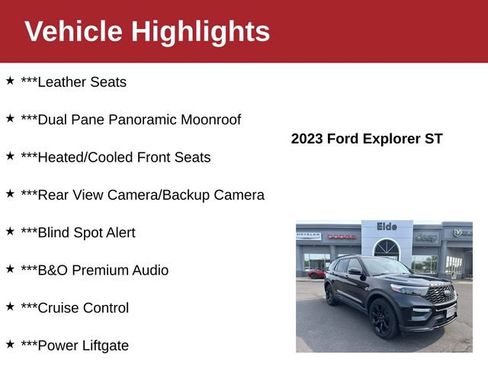 Used 2023 Ford Explorer ST w/ Technology Package AWD/4WD image 4