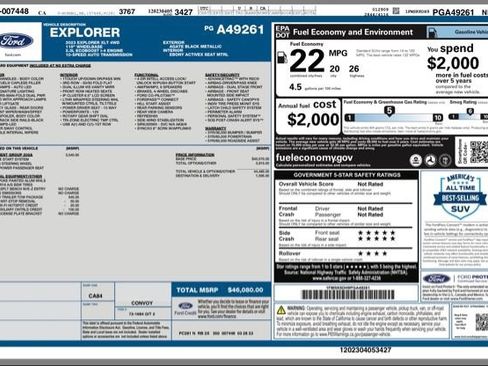 Used 2023 Ford Explorer XLT w/ Equipment Group 202A image 33