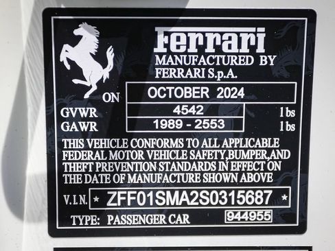 Certified 2025 Ferrari 296 GTS RWD image 44