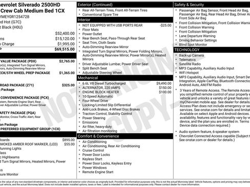 Used 2024 Chevrolet Silverado 2500 Custom w/ Custom Value Package AWD/4WD image 12