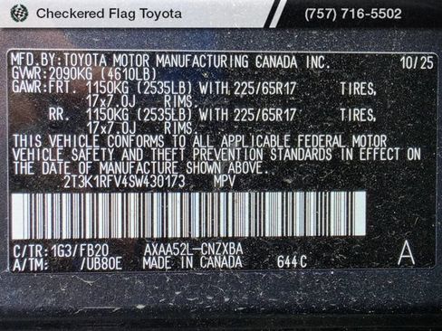 Used 2025 Toyota RAV4 LE FWD image 22