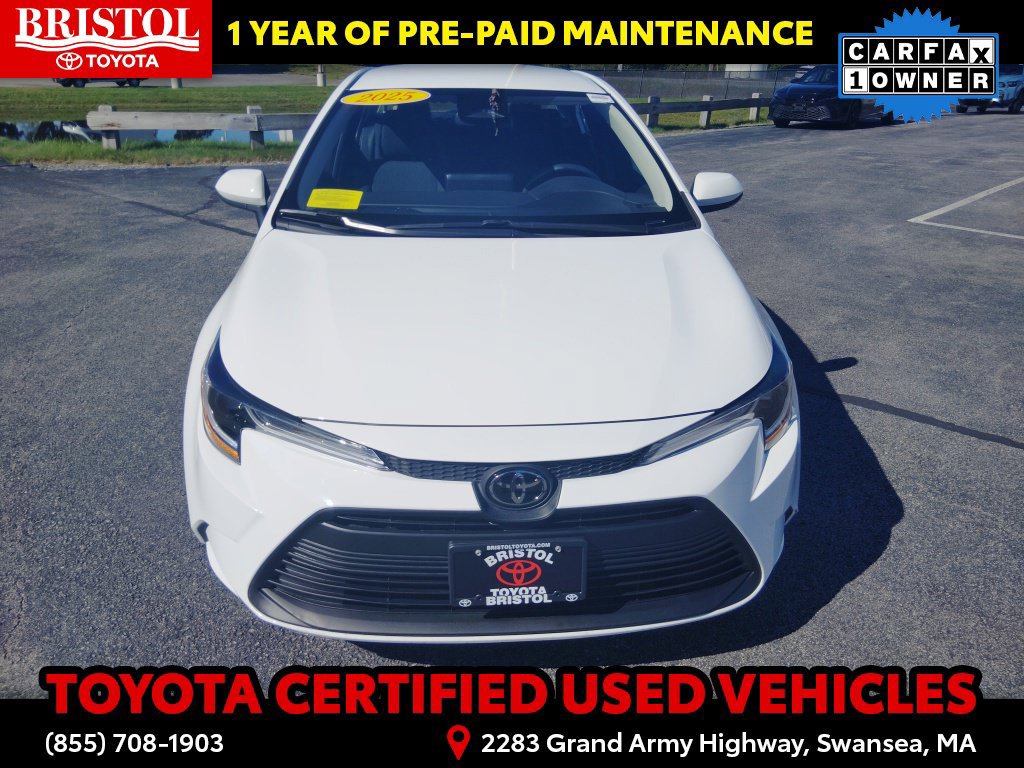 Certified 2025 Toyota Corolla LE FWD image 2