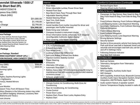 Used 2026 Chevrolet Silverado 1500 LT AWD/4WD image 36