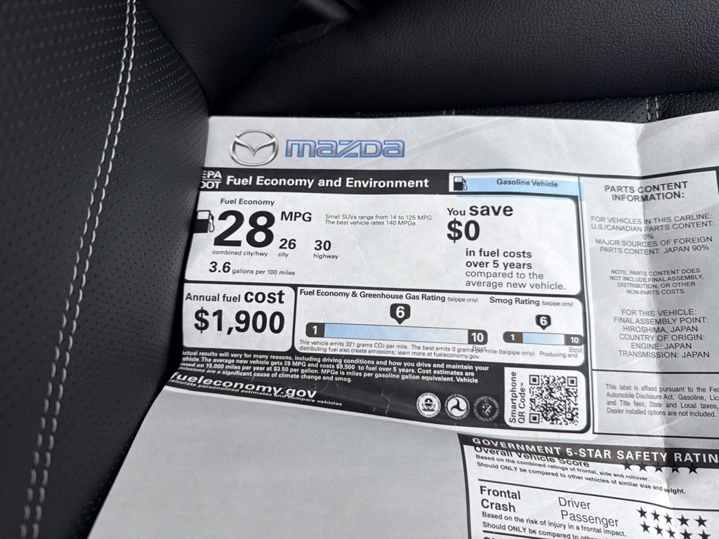 Used 2025 MAZDA CX-5 AWD 2.5 S w/ Premium Plus Pkg image 32