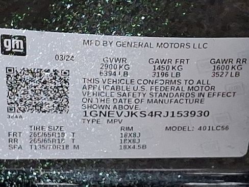 Used 2024 Chevrolet Traverse Z71 AWD/4WD image 25