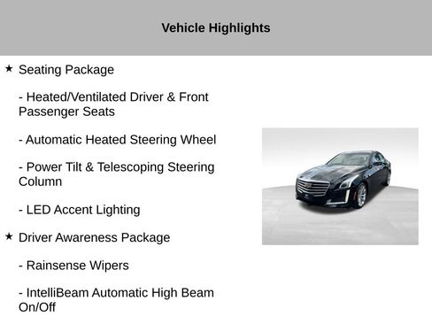 Used 2018 Cadillac CTS Luxury AWD/4WD image 36