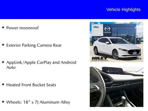 New 2026 MAZDA MAZDA3 2.5 S Sedan w/ Preferred Pkg image 9