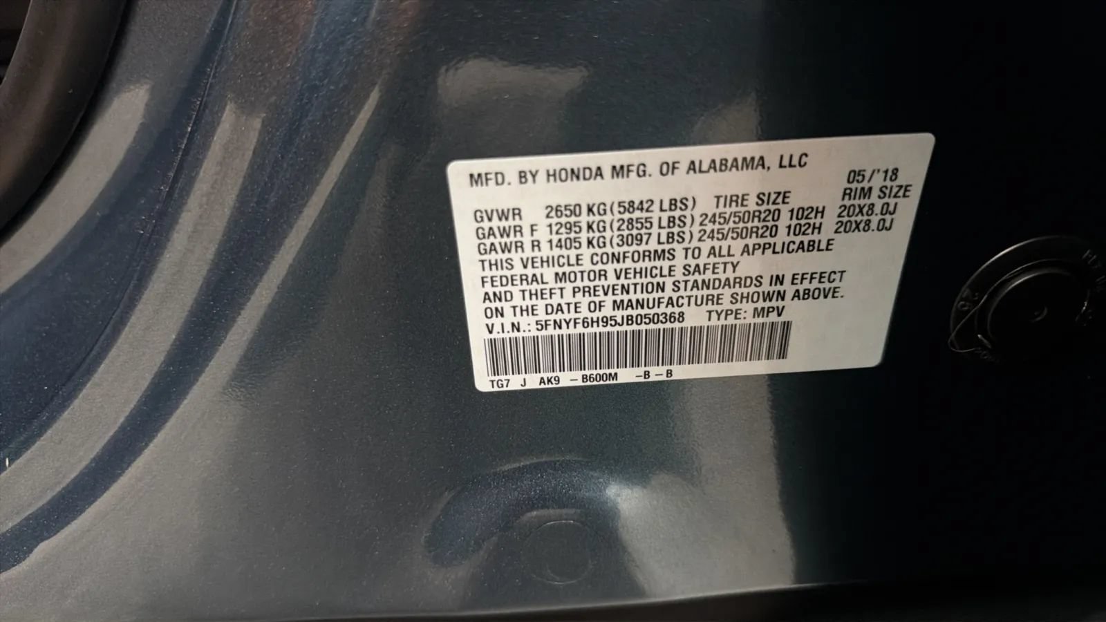 Used 2018 Honda Pilot Touring image 30