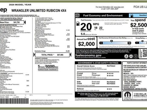 Used 2020 Jeep Wrangler Unlimited Rubicon image 26