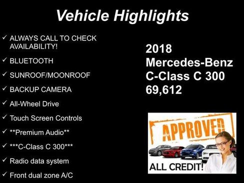 Used 2018 Mercedes-Benz C 300 4MATIC Sedan w/ Multimedia Package image 10