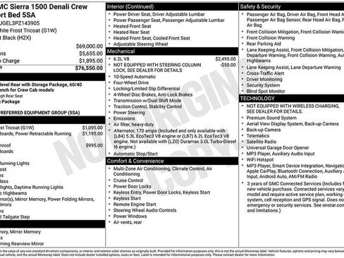 Used 2023 GMC Sierra 1500 Denali AWD/4WD image 3