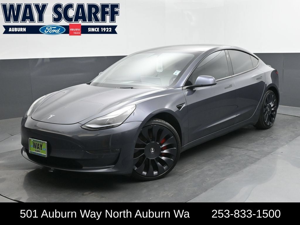 Used 2022 Tesla Model 3 Performance AWD/4WD image 1