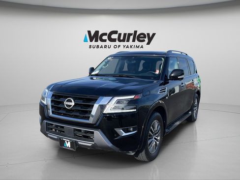 Used 2021 Nissan Armada SL w/ Captain's Chairs Package AWD/4WD image 1