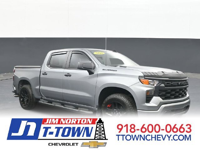 Used 2026 Chevrolet Silverado 1500 Custom w/ Turbomax Blackout Package AWD/4WD 360° Tour