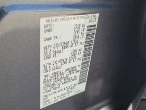 Used 2019 Nissan Murano S w/ Cargo Package FWD image 32
