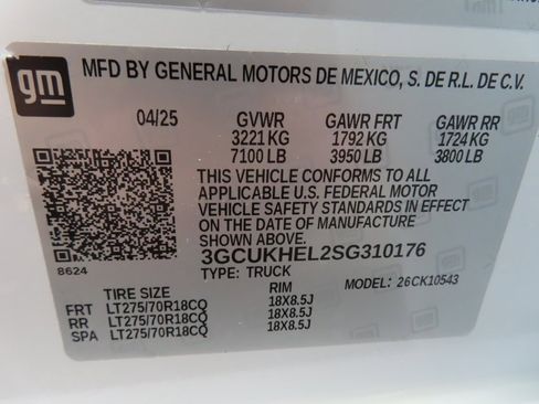 Used 2025 Chevrolet Silverado 1500 ZR2 w/ Technology Package image 84