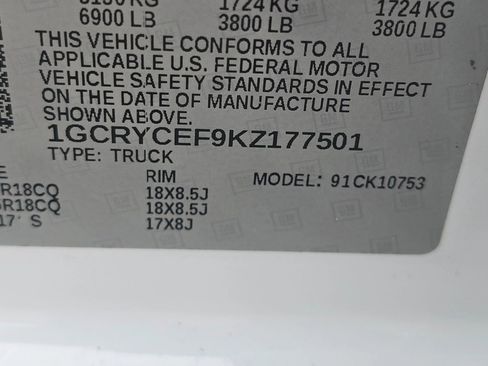 Used 2019 Chevrolet Silverado 1500 Custom Trail Boss w/ Custom Convenience Package image 29