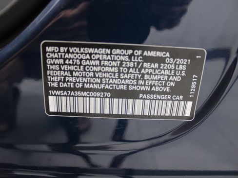 Used 2021 Volkswagen Passat 2.0T SE FWD image 46