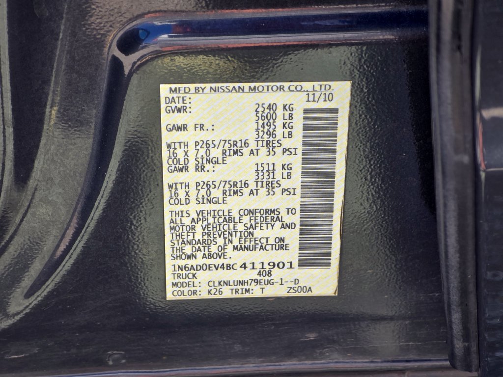 Used 2011 Nissan Frontier PRO-4X AWD/4WD image 52