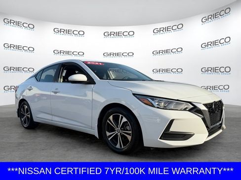Certified 2021 Nissan Sentra SV FWD image 1