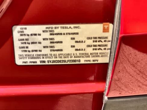 Used 2020 Tesla Model X Long Range AWD/4WD image 22