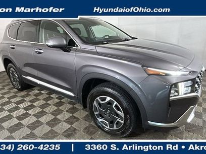 Used 2021 Hyundai Santa Fe Blue