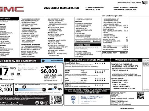 Used 2025 GMC Sierra 1500 Elevation w/ Preferred Package AWD/4WD image 4