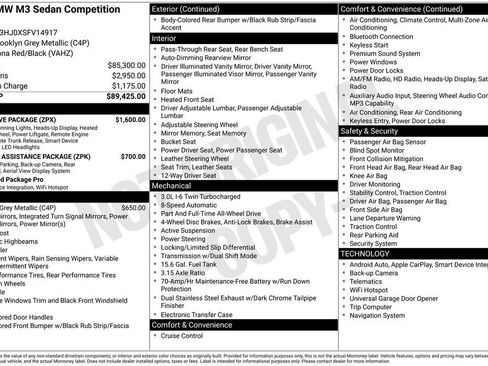 Used 2025 BMW M3 Competition w/ Executive Package image 27