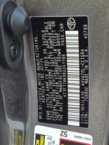 Used 2024 Toyota Camry XLE FWD image 17