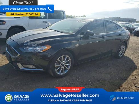 Used 2017 Ford Fusion SE w/ Fusion SE Technology Package FWD image 1