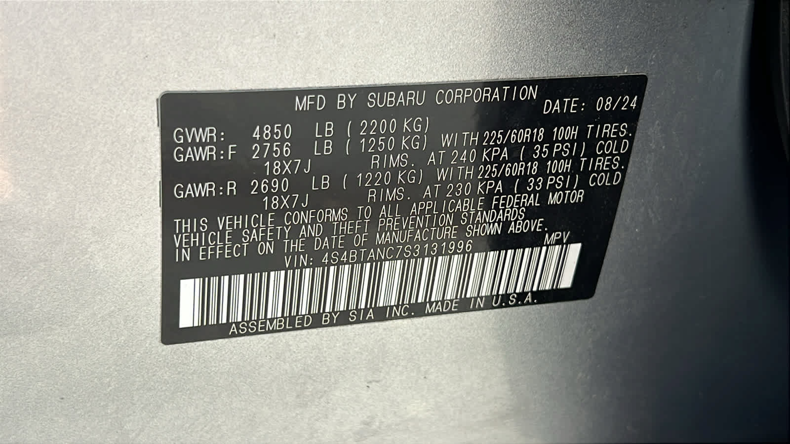 Certified 2025 Subaru Outback Limited AWD/4WD image 31