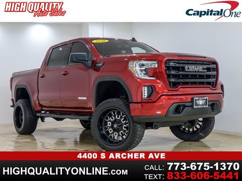 Used 2021 GMC Sierra 1500 Elevation w/ LPO, Elevation Black Package AWD/4WD image 1
