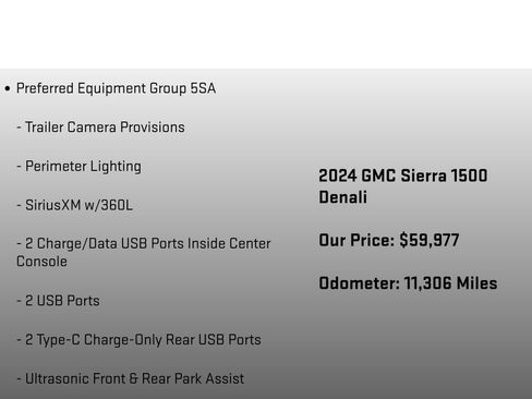 Used 2024 GMC Sierra 1500 Denali w/ Technology Package AWD/4WD image 26