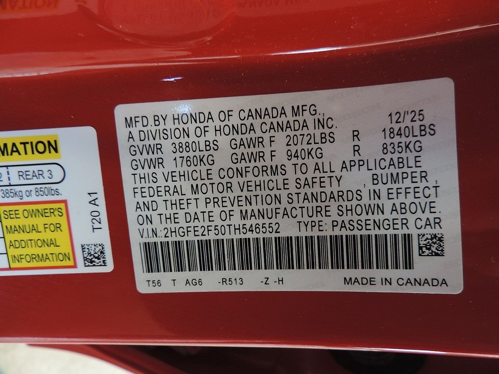 Used 2026 Honda Civic Sport image 11