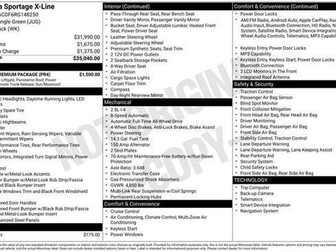Used 2024 Kia Sportage X-Line w/ X-Line Premium Package AWD/4WD image 12
