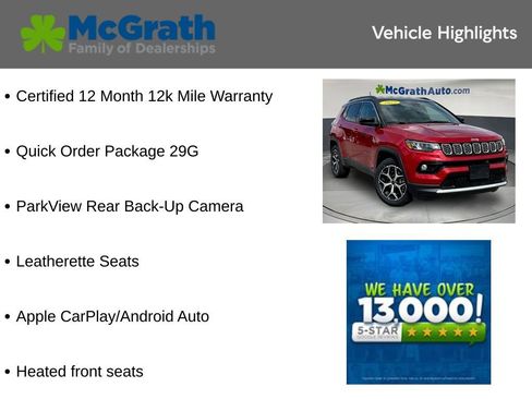 Used 2025 Jeep Compass Limited AWD/4WD image 6