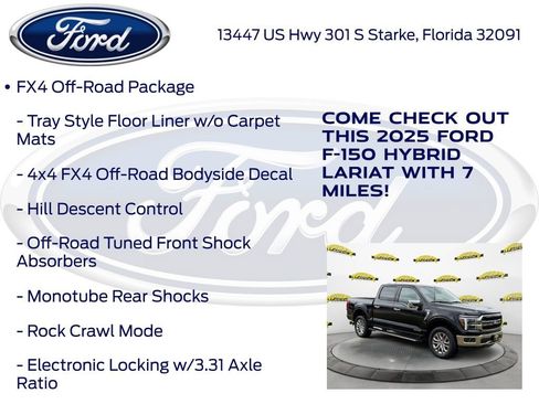 New 2025 Ford F150 Lariat w/ Equipment Group 502A High image 25