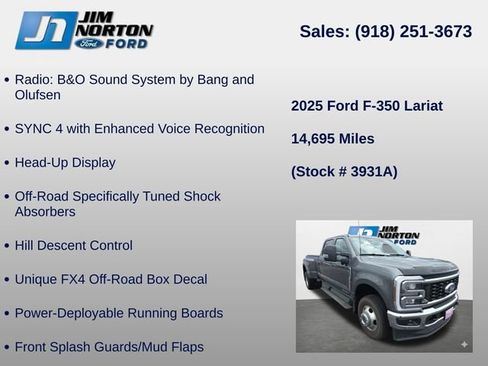 Used 2025 Ford F350 Lariat w/ Lariat Ultimate Package AWD/4WD image 16