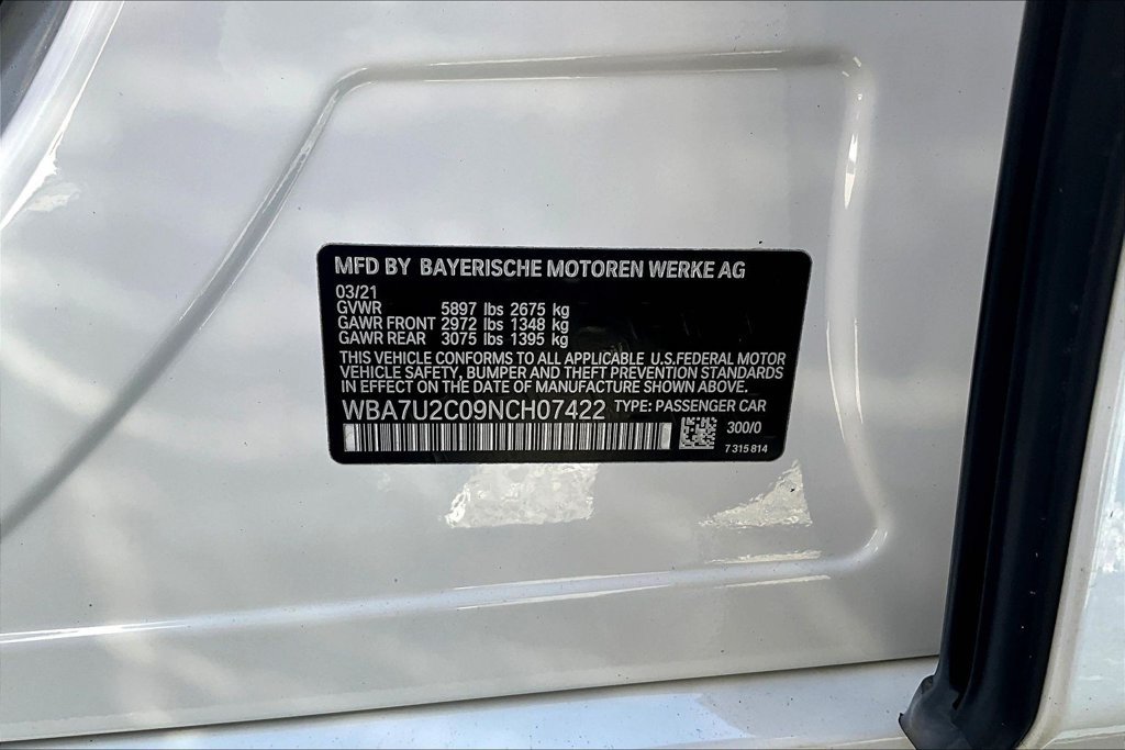 Used 2022 BMW 750i xDrive w/ Executive Package AWD/4WD image 19