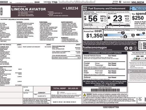 Used 2022 Lincoln Aviator Grand Touring w/ Equipment Group 301A AWD/4WD image 38