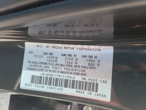Used 2021 MAZDA MAZDA3 2.5 Turbo Sedan w/Premium Plus AWD/4WD image 35