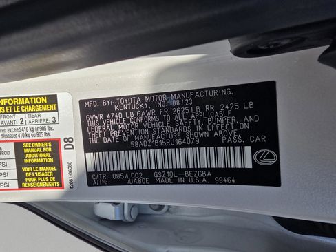 Certified 2024 Lexus ES 350 w/ Premium Package image 32