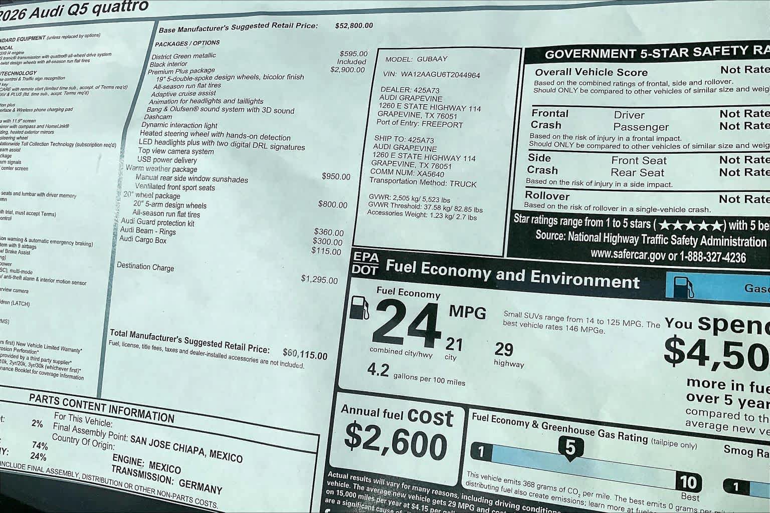 New 2026 Audi Q5 Premium w/ Premium Plus AWD/4WD image 19